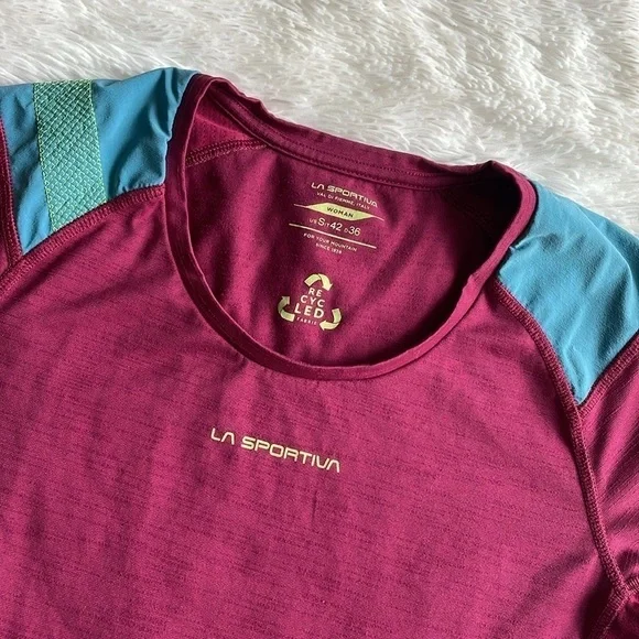 La Sportiva climbing hiking outdoor Compass T Shirt Womens small - Picture 3 of 9
